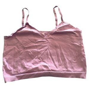 The Drop women’s Purple Sleeveless Fitted Crop Camisole